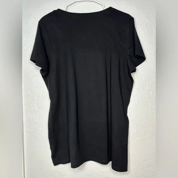Torrid Black Statement Tee Size 1 (14-16) - Picture 2 of 3